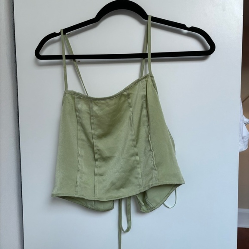 Sleek Green Women's Top